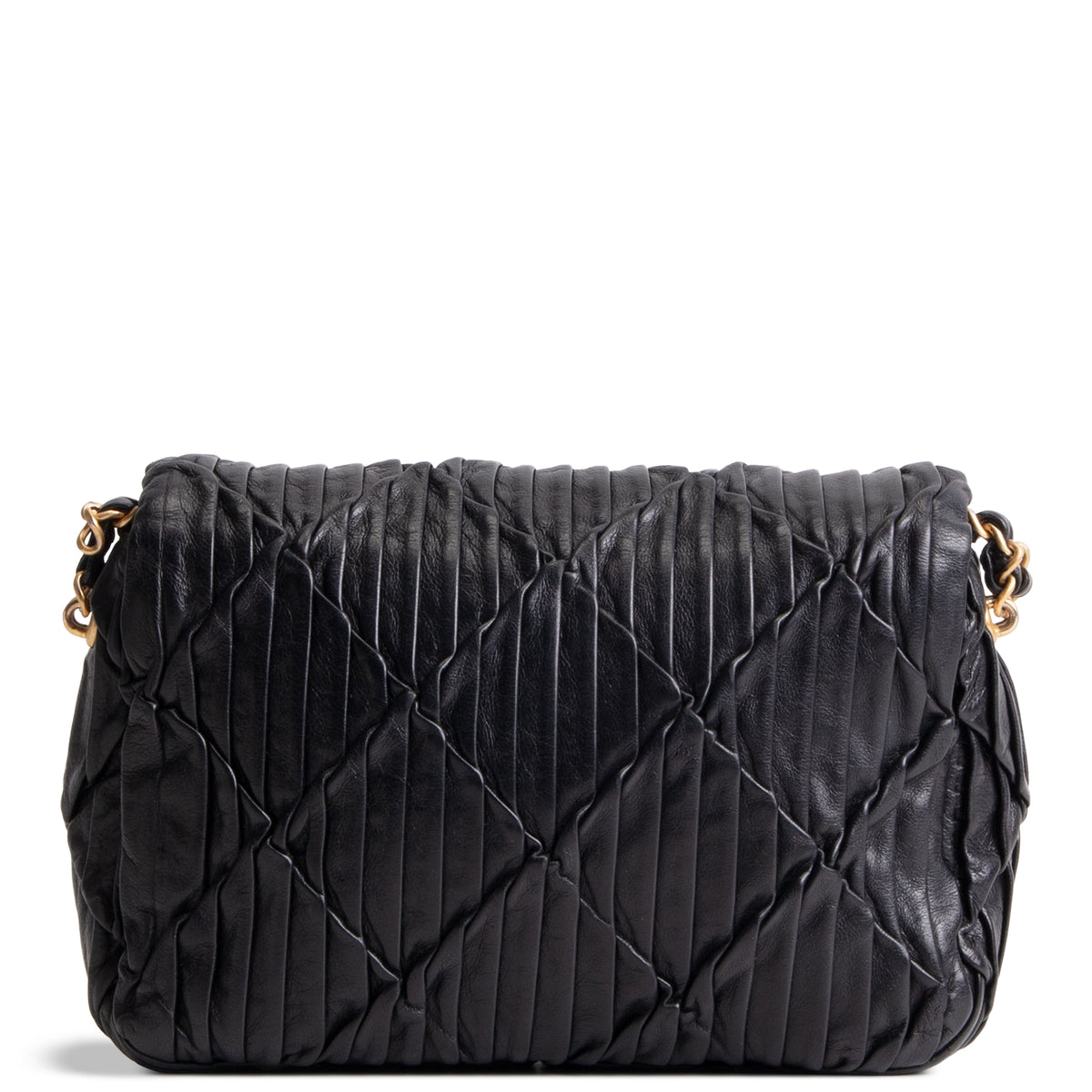 CHANEL Leather Soul Mini Flap Bag