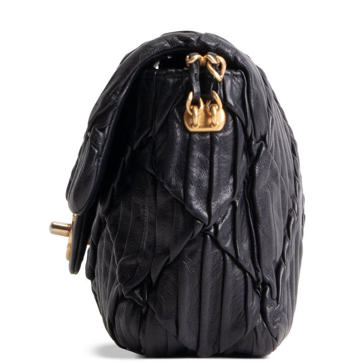 CHANEL Leather Soul Mini Flap Bag