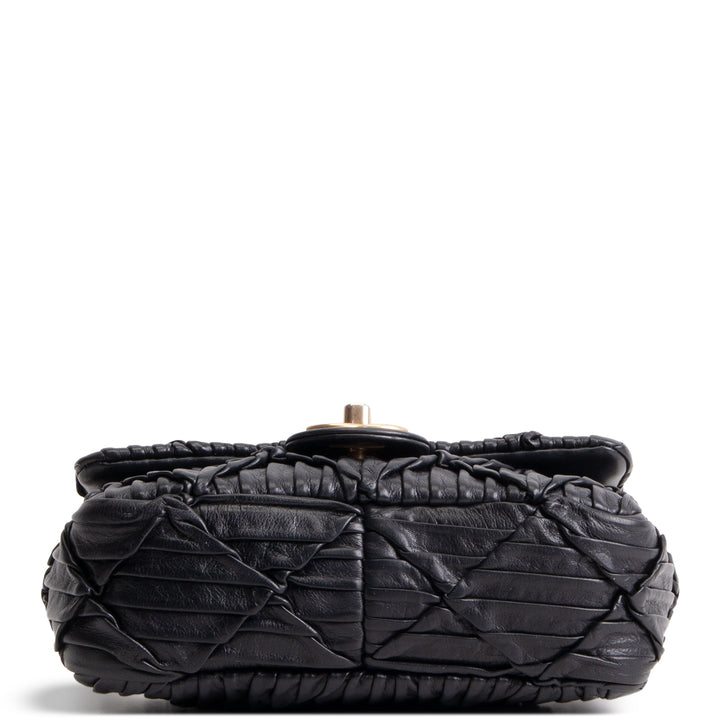 CHANEL Leather Soul Mini Flap Bag