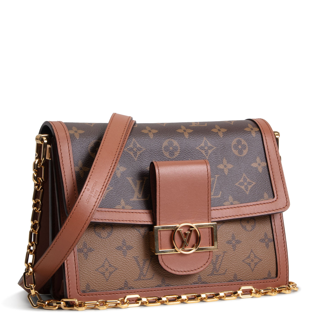 LOUIS VUITTON Monogram Reverse Dauphine MM