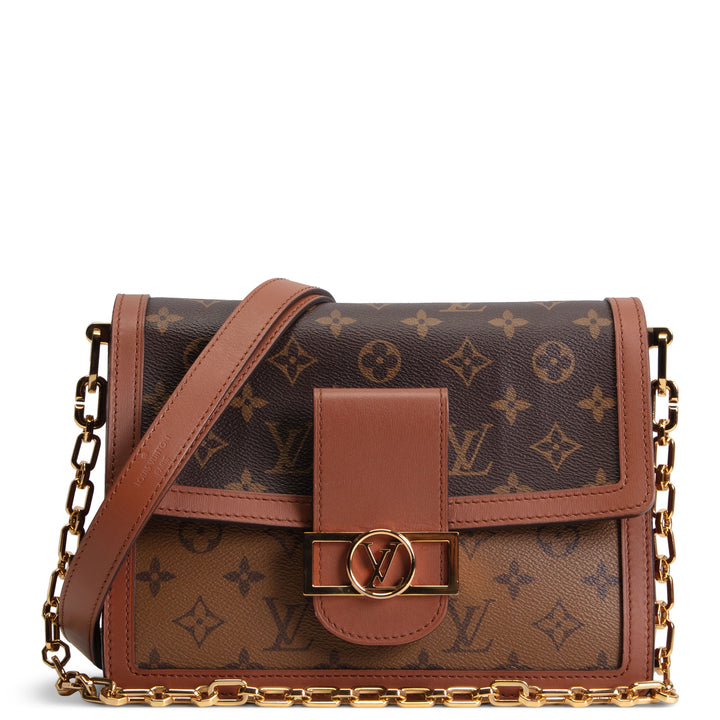 LOUIS VUITTON Monogram Reverse Dauphine MM