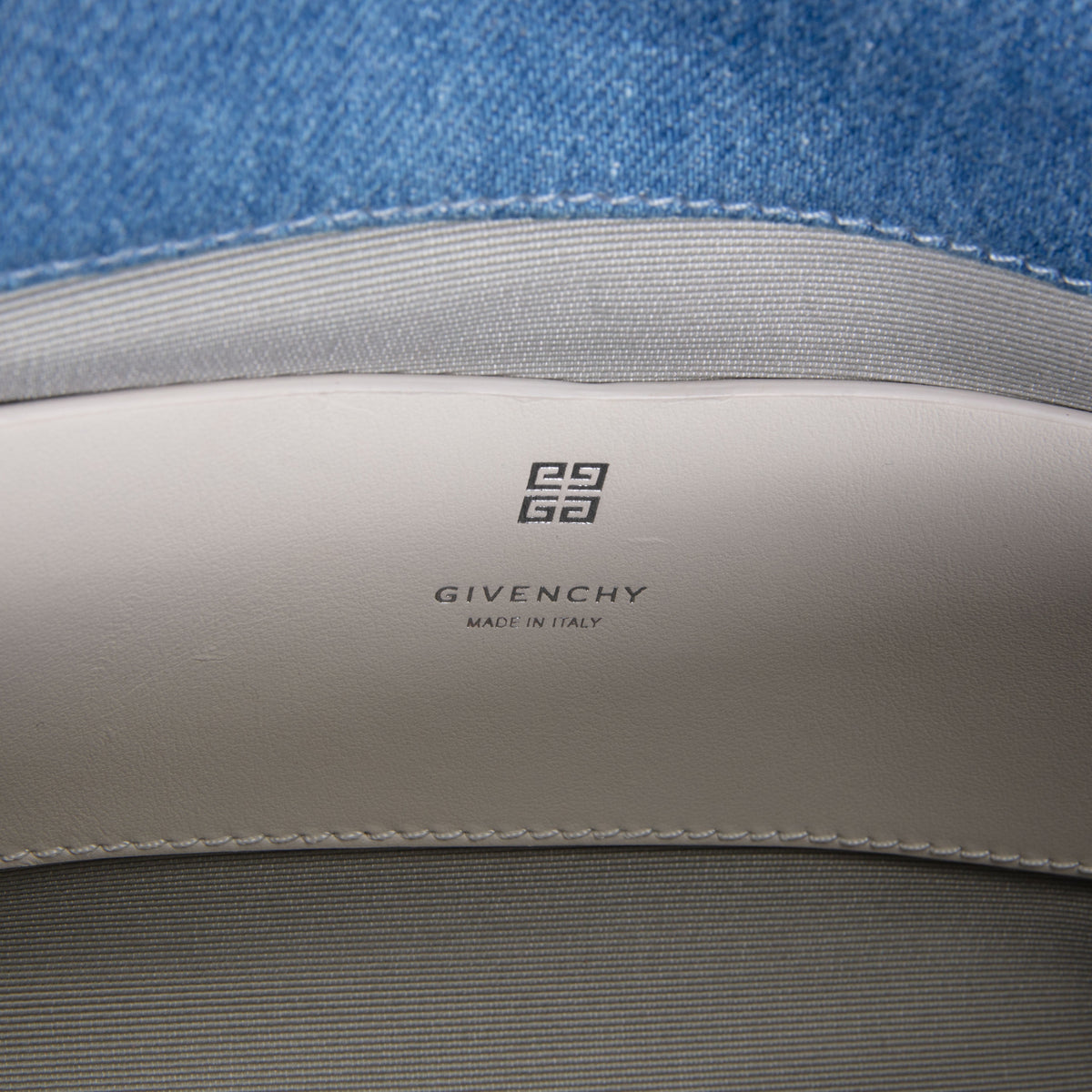 GIVENCHY Denim Ombre 4G Shoulder Bag - Light Blue