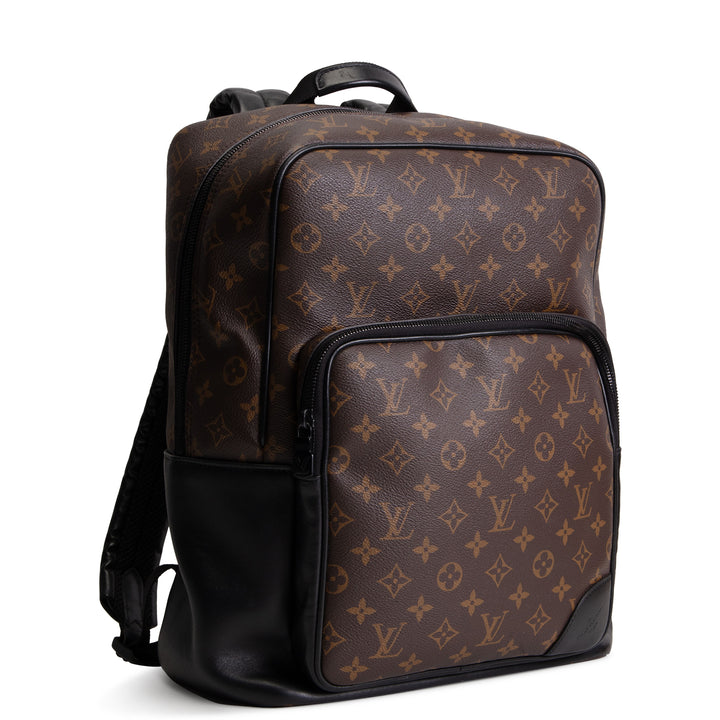 LOUIS VUITTON Monogram Macassar Dean Backpack