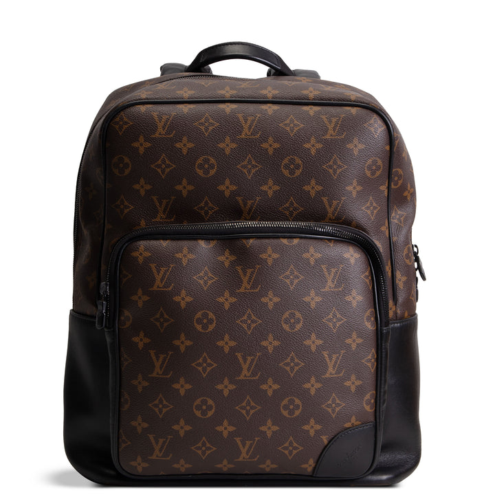 LOUIS VUITTON Monogram Macassar Dean Backpack