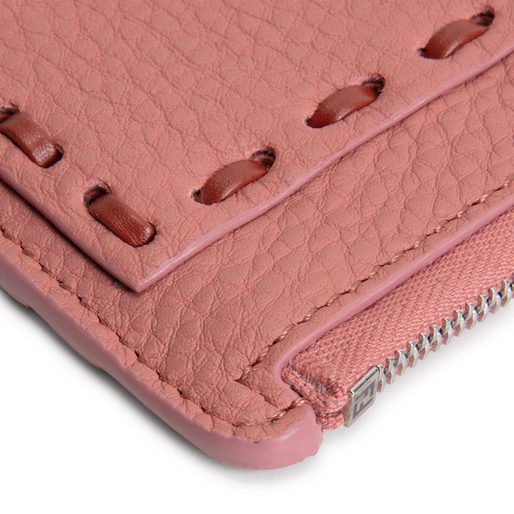 FENDI Selleria Card Case Wallet - Pink