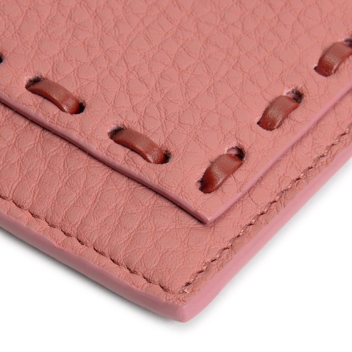 FENDI Selleria Card Case Wallet - Pink