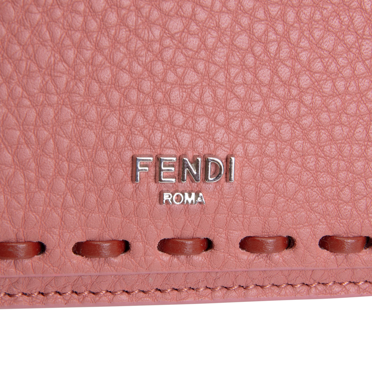 FENDI Selleria Card Case Wallet - Pink