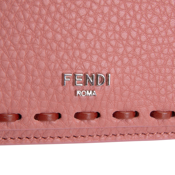 FENDI Selleria Card Case Wallet - Pink