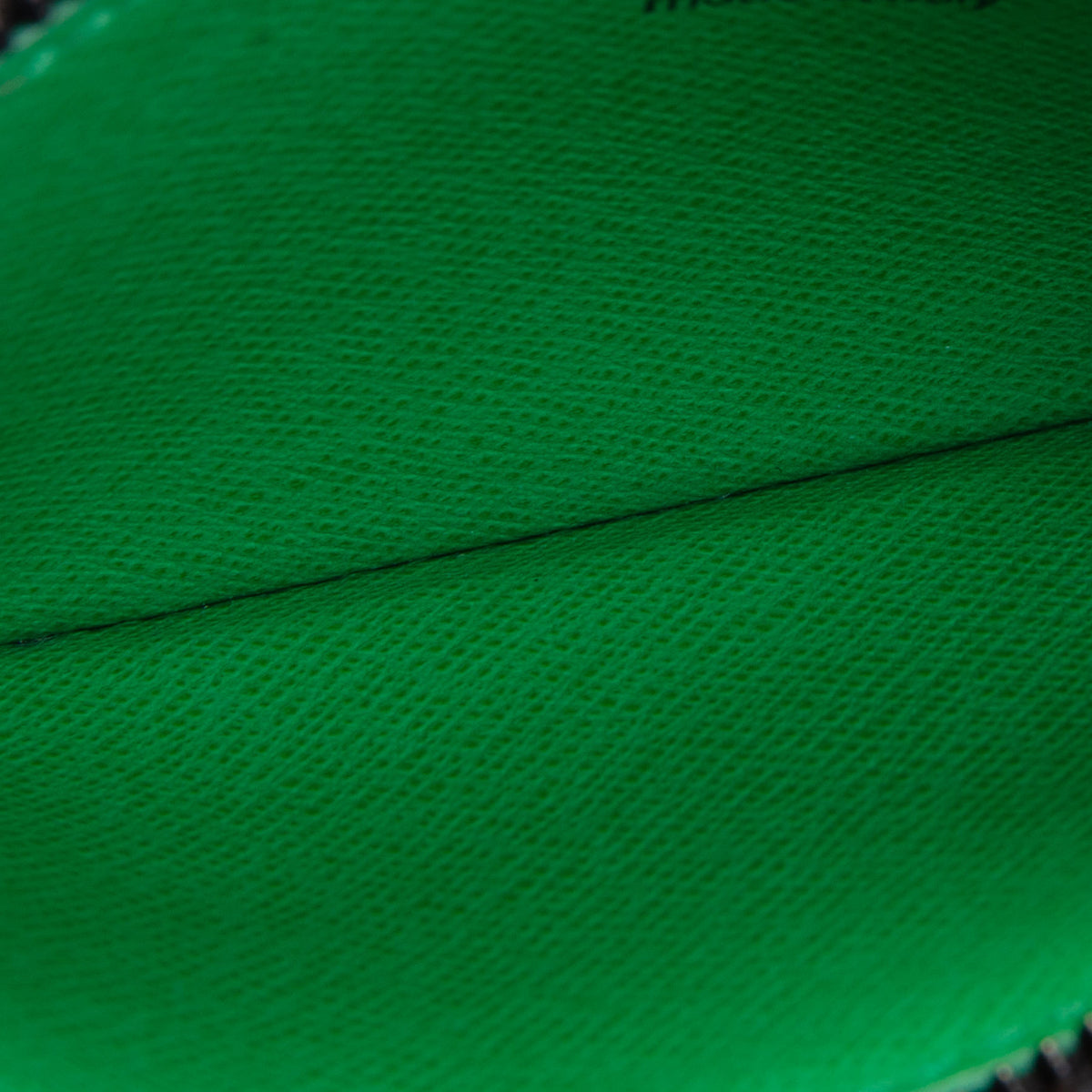 LOUIS VUITTON Monogram Coin Card Case - Green Trim