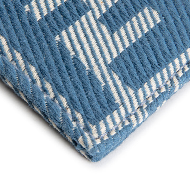 FENDI Denim Jacquard FF Slim Card Case - Blue