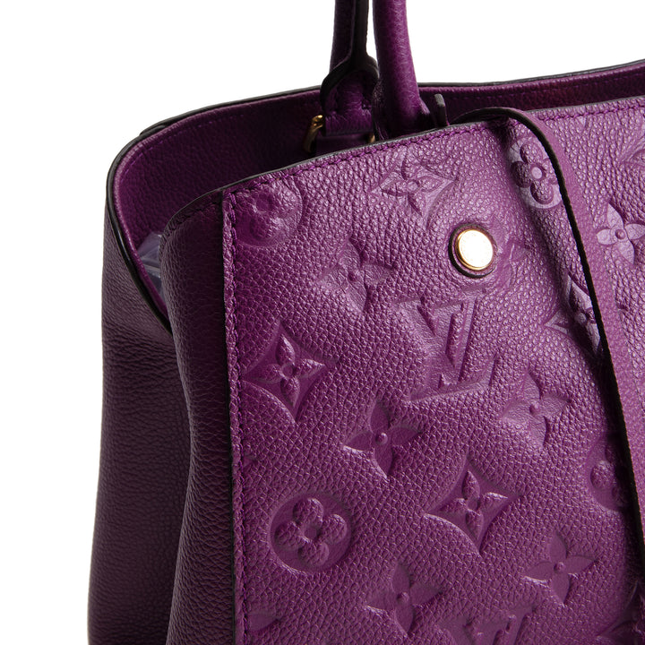 LOUIS VUITTON Empreinte Montaigne MM - Purple