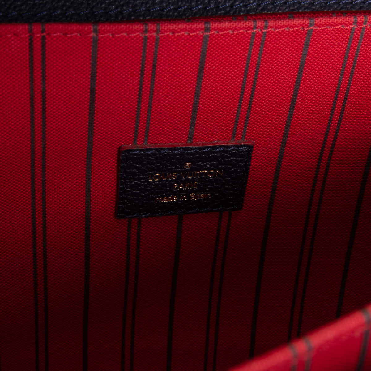 LOUIS VUITTON Monogram Empreinte Pochette Metis - Navy