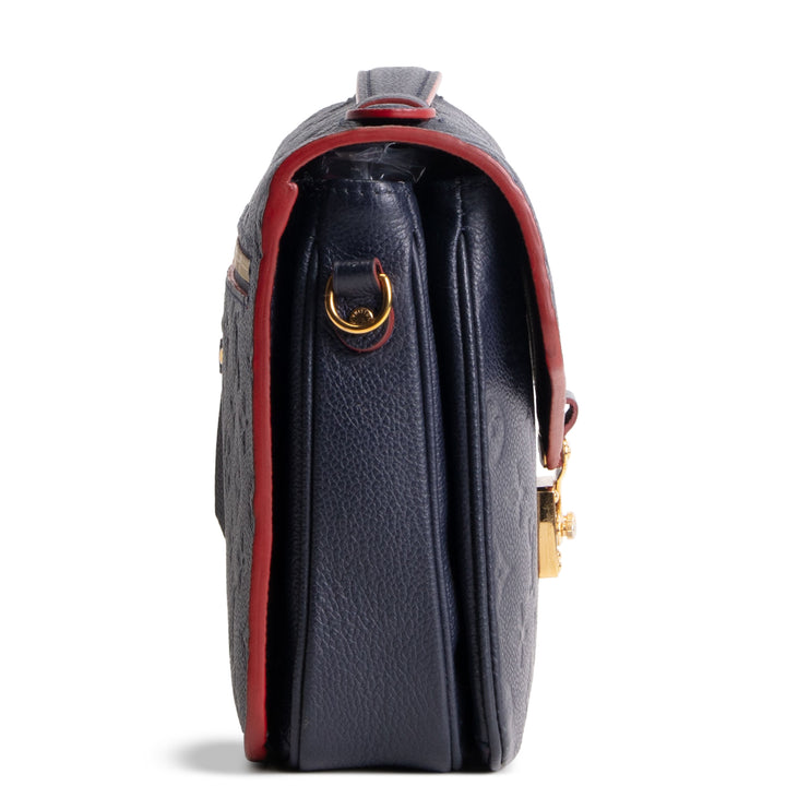 LOUIS VUITTON Monogram Empreinte Pochette Metis - Navy