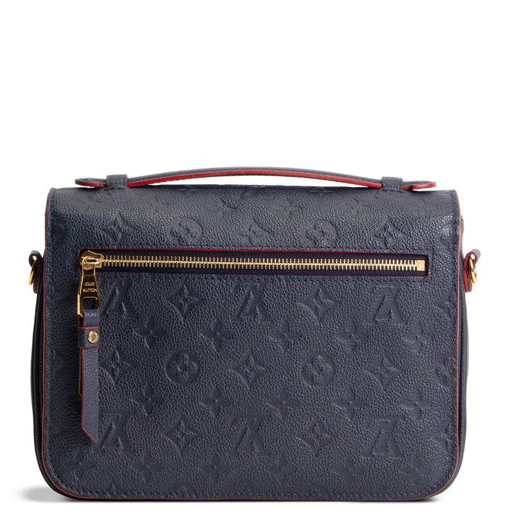 LOUIS VUITTON Monogram Empreinte Pochette Metis - Navy