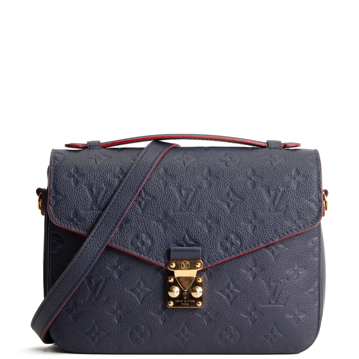 LOUIS VUITTON Monogram Empreinte Pochette Metis - Navy