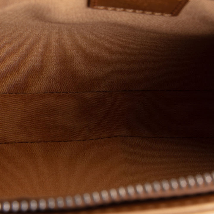 LOUIS VUITTON Vintage Monogram Mat Fowler Shoulder Bag - Gold