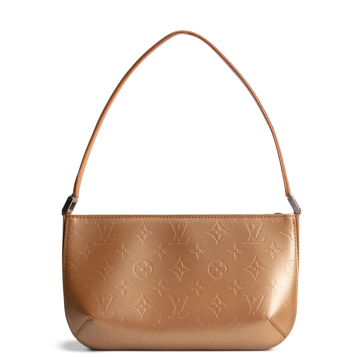 LOUIS VUITTON Vintage Monogram Mat Fowler Shoulder Bag - Gold