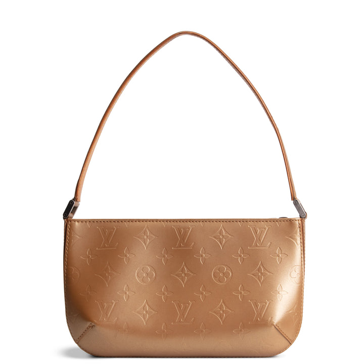 LOUIS VUITTON Vintage Monogram Mat Fowler Shoulder Bag - Gold