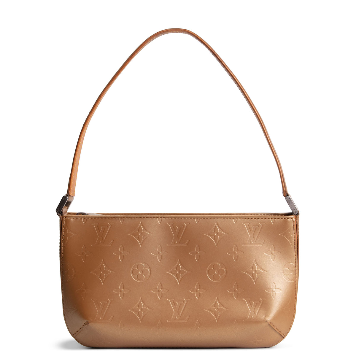 LOUIS VUITTON Vintage Monogram Mat Fowler Shoulder Bag - Gold