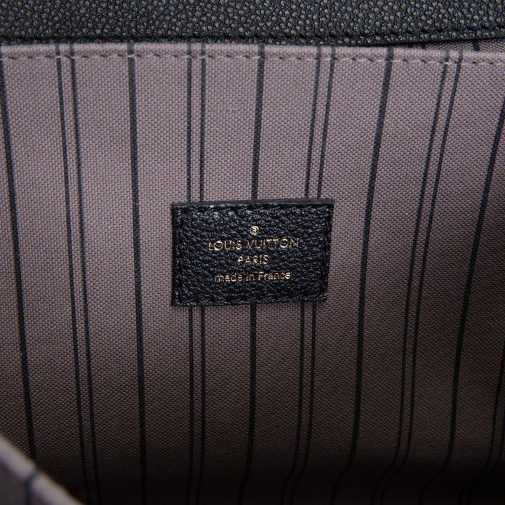 LOUIS VUITTON Monogram Empreinte Pochette Metis - Black