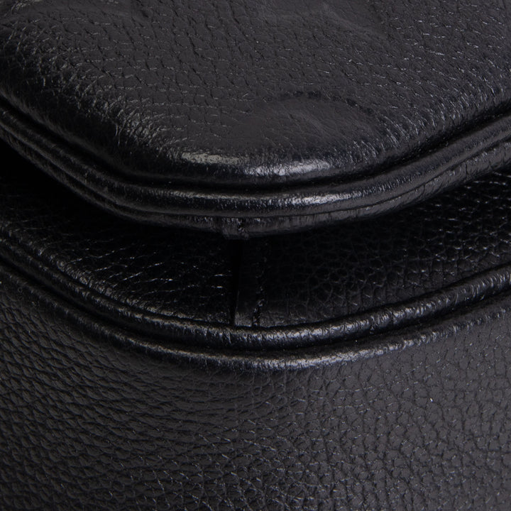 LOUIS VUITTON Monogram Empreinte Pochette Metis - Black