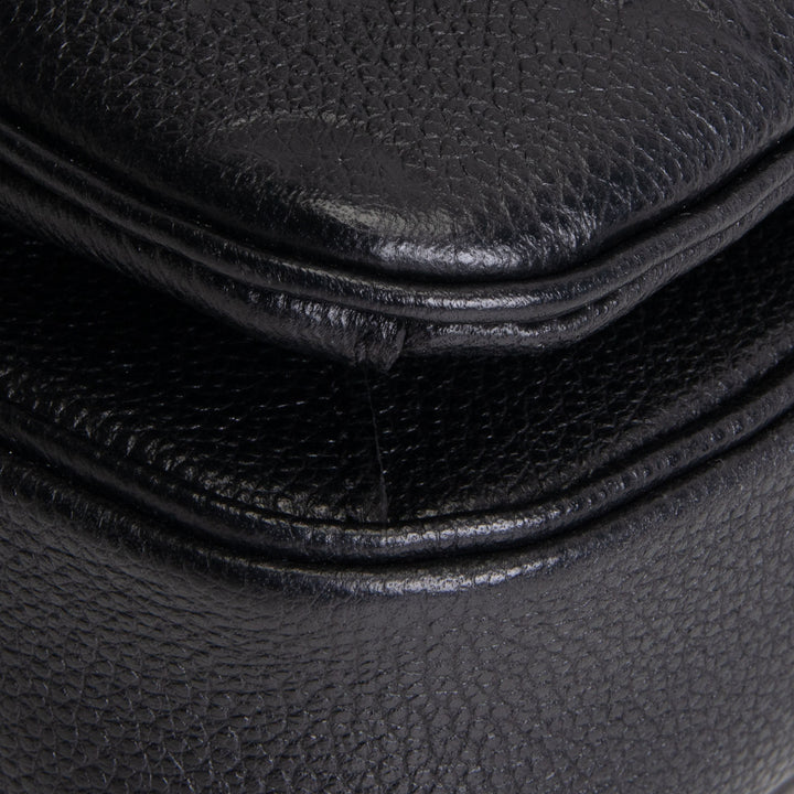 LOUIS VUITTON Monogram Empreinte Pochette Metis - Black