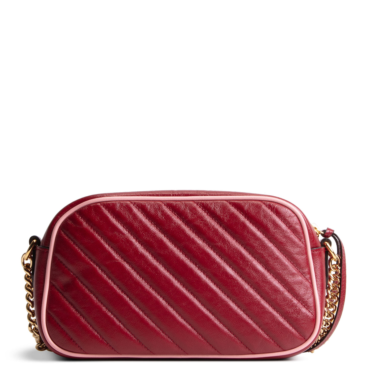 GUCCI GG Marmont Small Torchon Camera Bag - Azalea