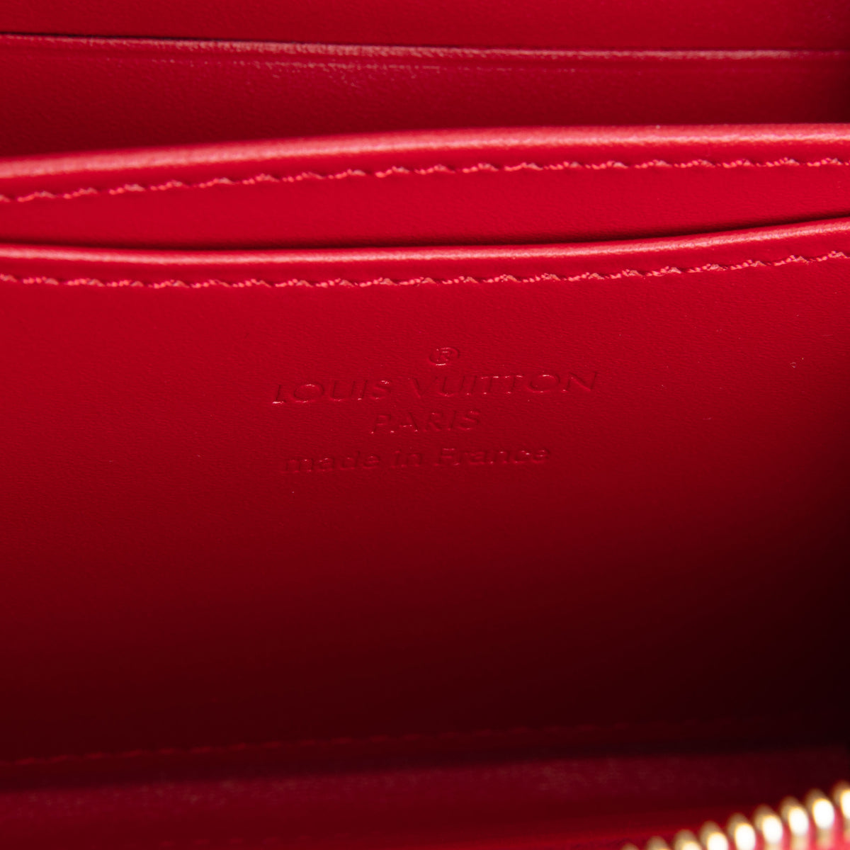 LOUIS VUITTON Vernis Monogram Zippy Wallet