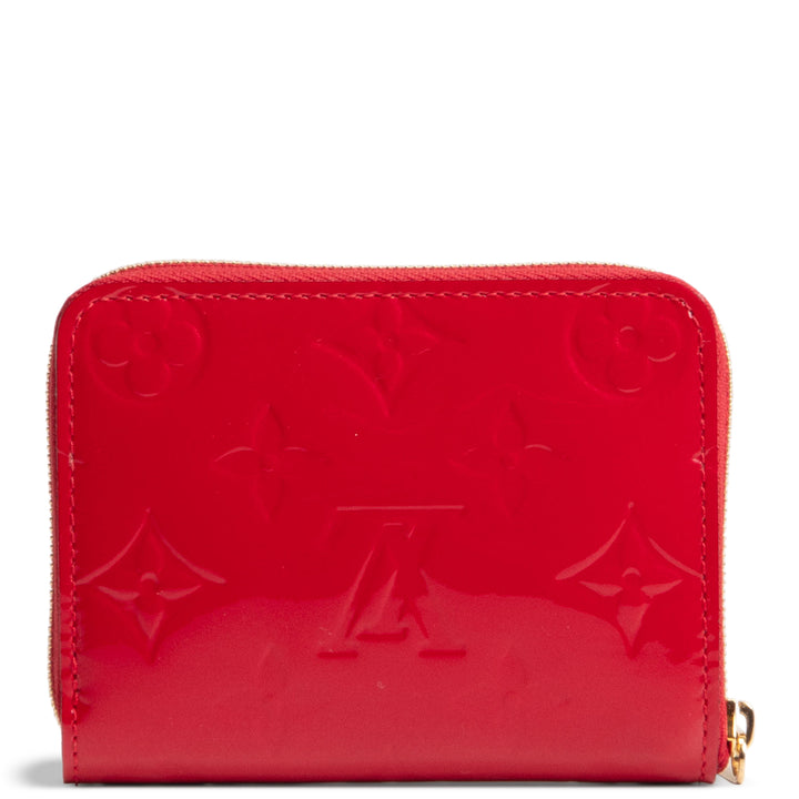 LOUIS VUITTON Vernis Monogram Zippy Wallet