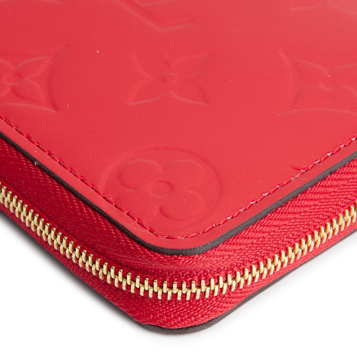 LOUIS VUITTON Vernis Monogram Zippy Wallet