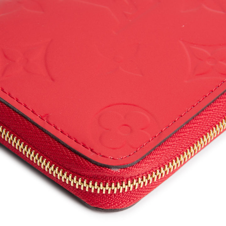 LOUIS VUITTON Vernis Monogram Zippy Wallet