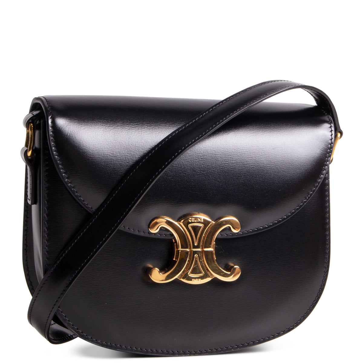 CELINE Triomphe Besace Clea Flap Bag