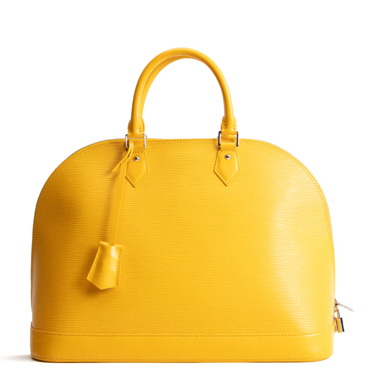 LOUIS VUITTON Epi Alma GM - Yellow