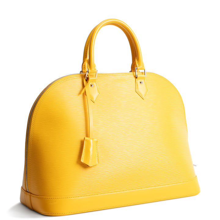 LOUIS VUITTON Epi Alma GM - Yellow