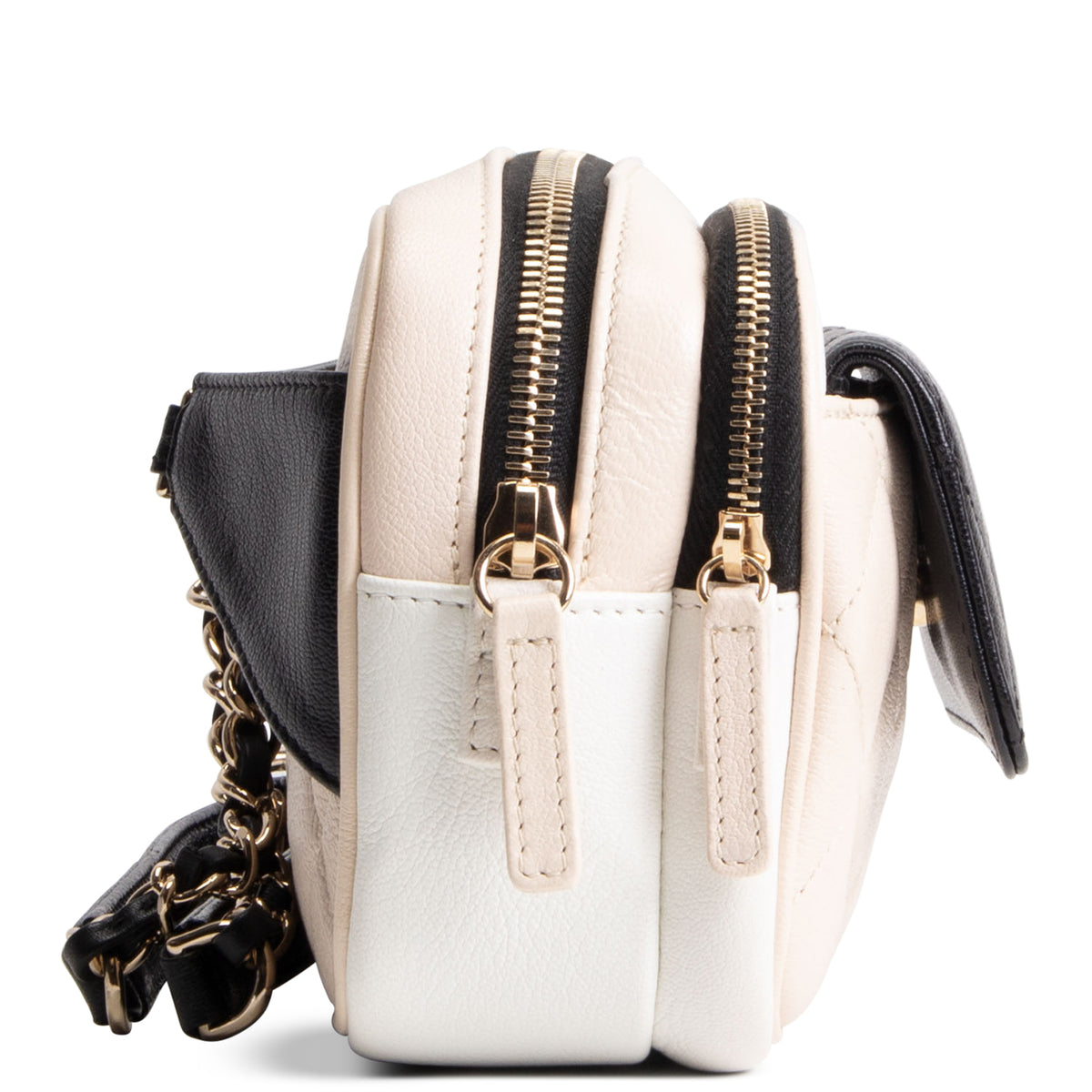CHANEL Goatskin In &amp; Out Waist Bag