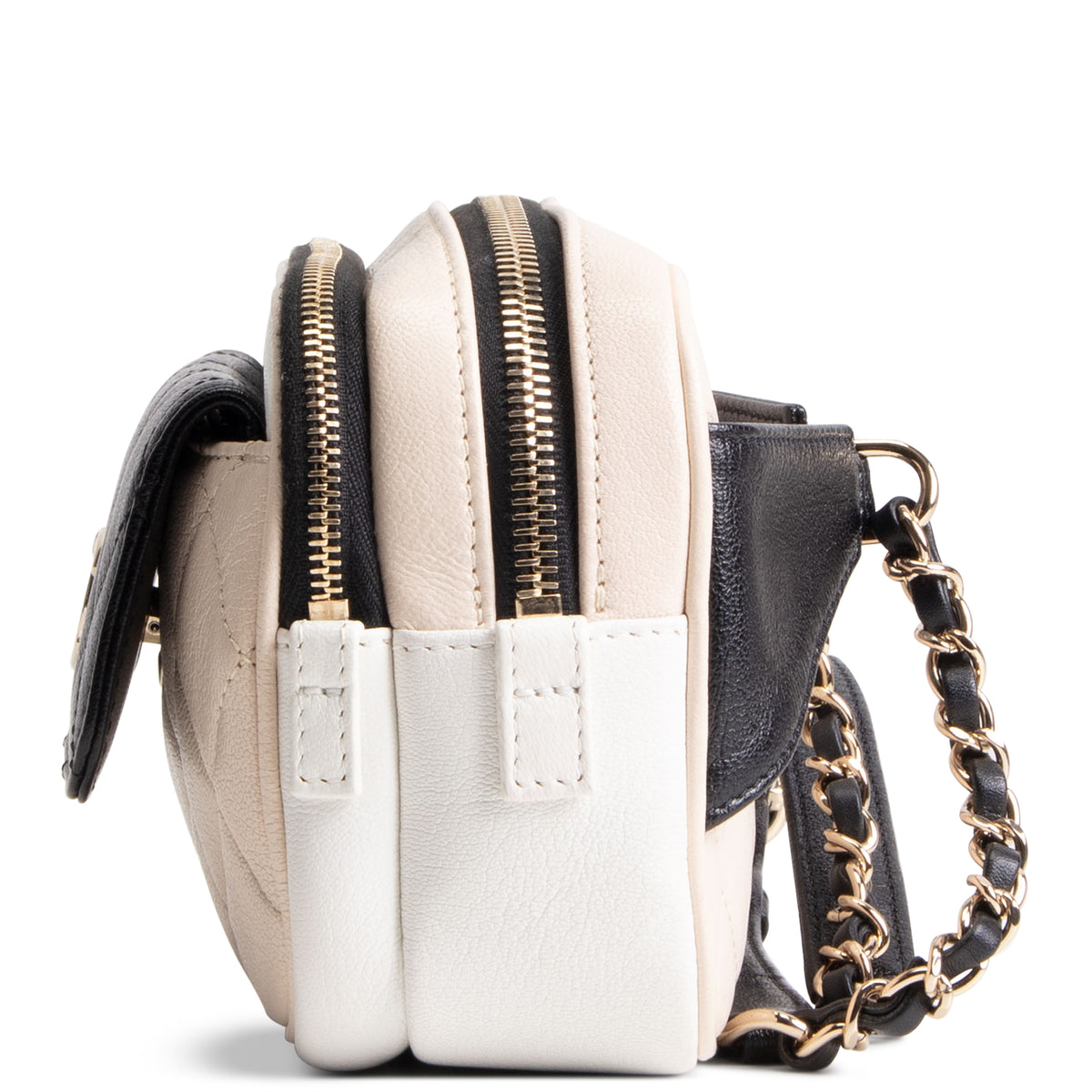 CHANEL Goatskin In &amp; Out Waist Bag