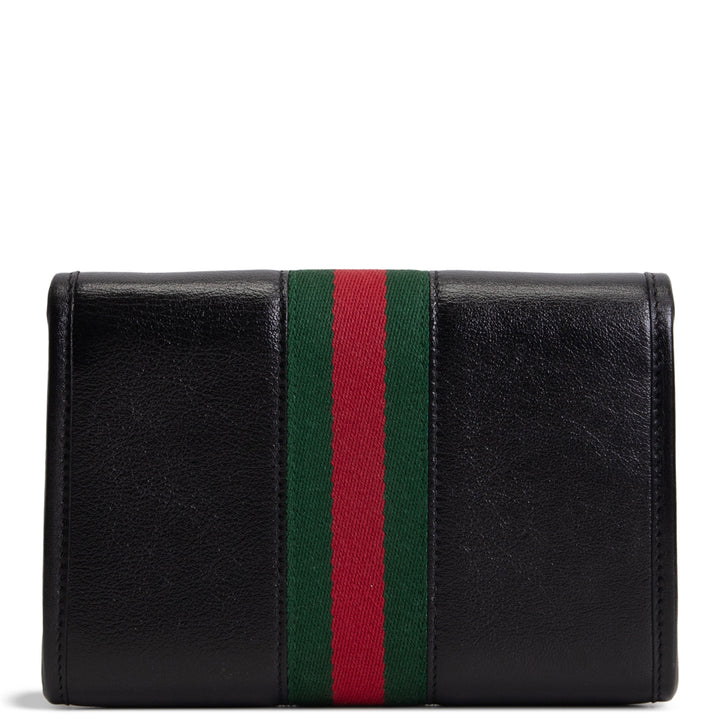 GUCCI Rajah Mini Leather Crossbody