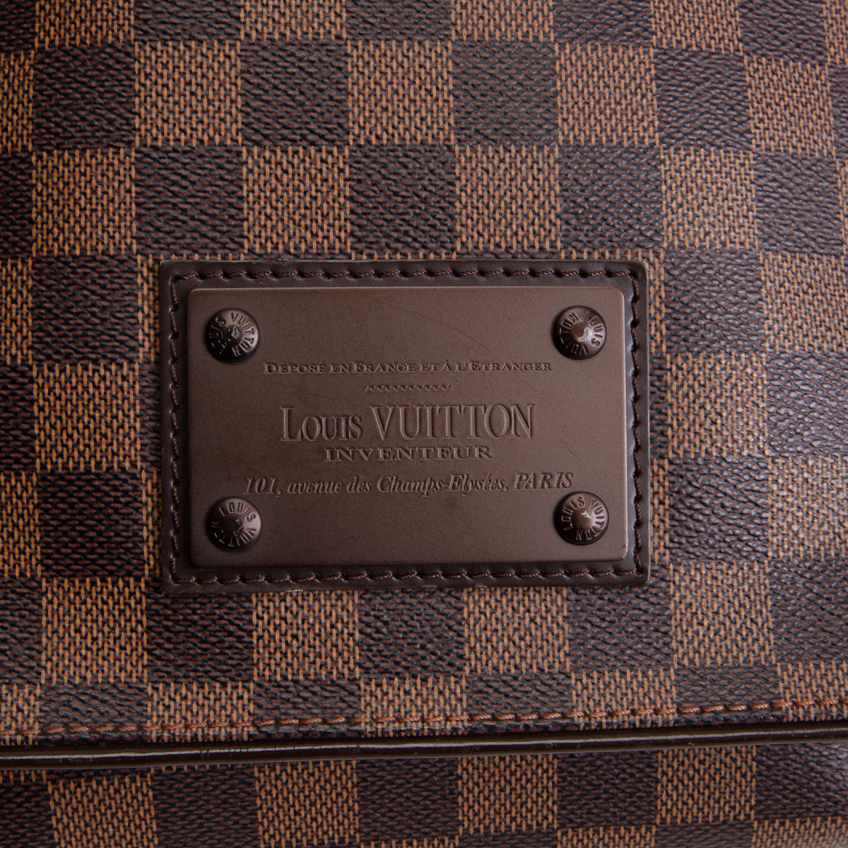 LOUIS VUITTON Brooklyn PM - Damier Ebene