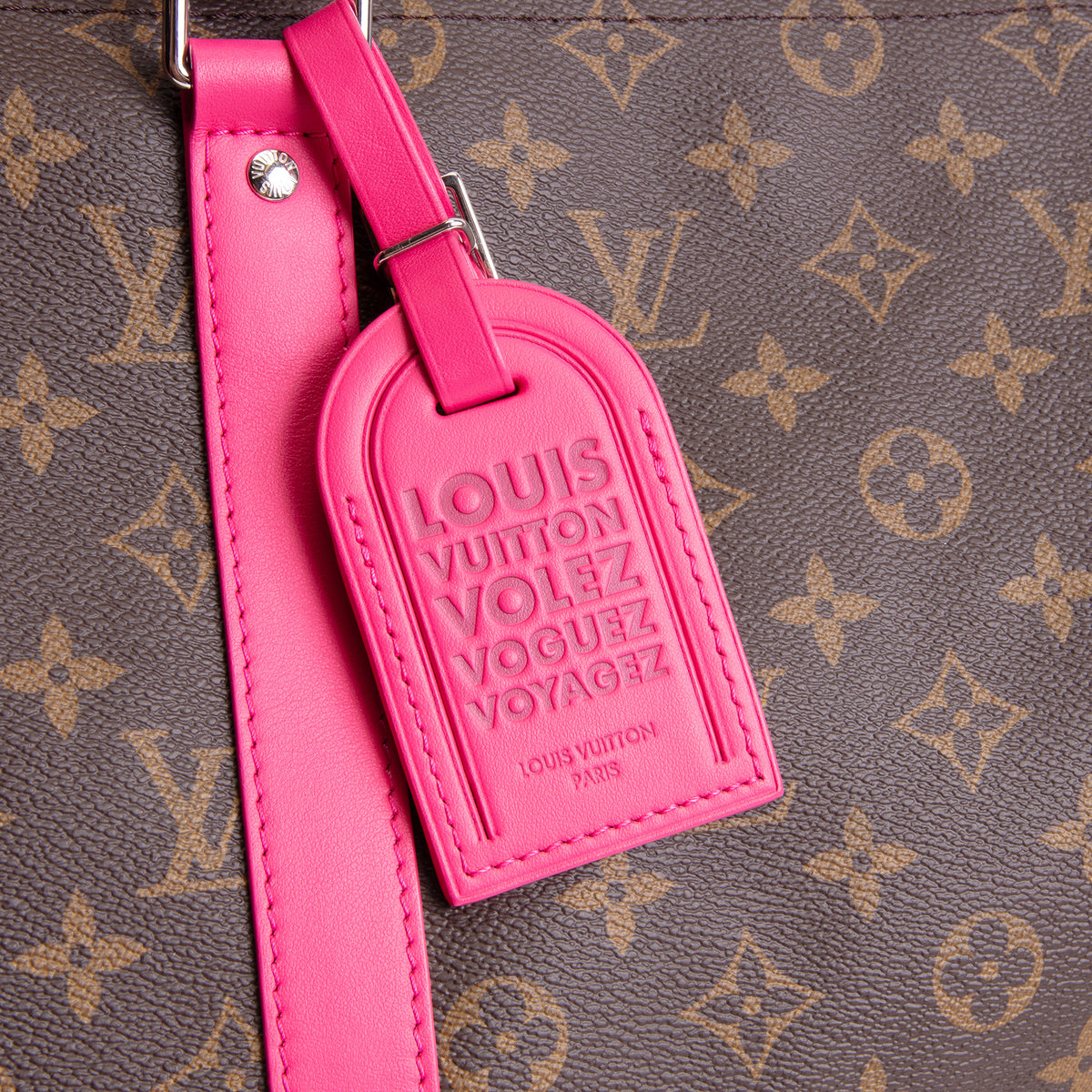 LOUIS VUITTON Monogram Keepall Bandouliere 45 - Pondichery Pink/Fuschia