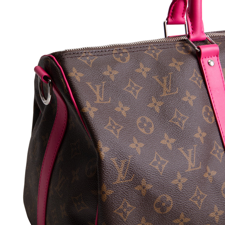 LOUIS VUITTON Monogram Keepall Bandouliere 45 - Pondichery Pink/Fuschia