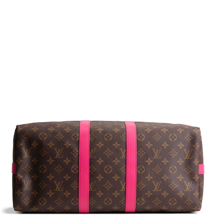 LOUIS VUITTON Monogram Keepall Bandouliere 45 - Pondichery Pink/Fuschia