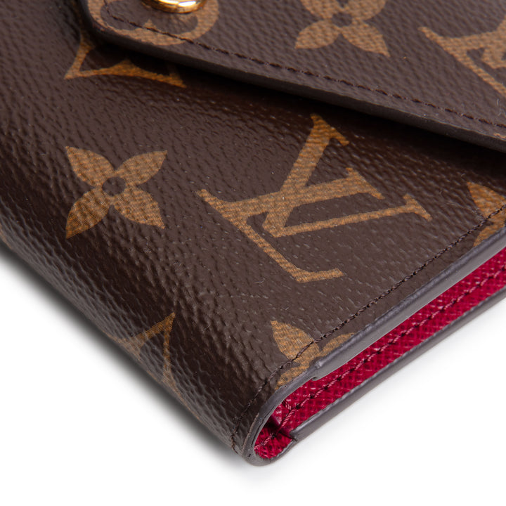 LOUIS VUITTON Monogram Victorine Wallet - Fuchsia