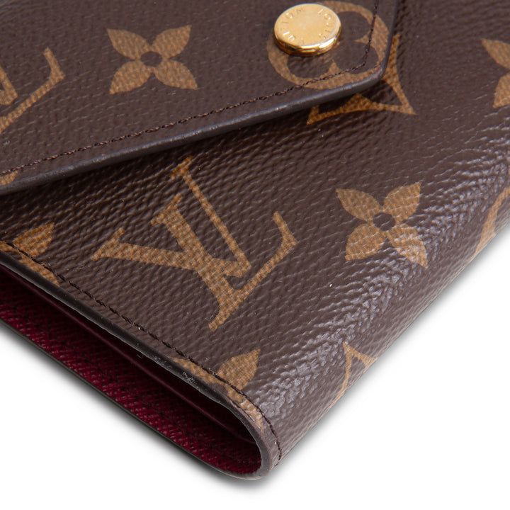 LOUIS VUITTON Monogram Victorine Wallet - Fuchsia