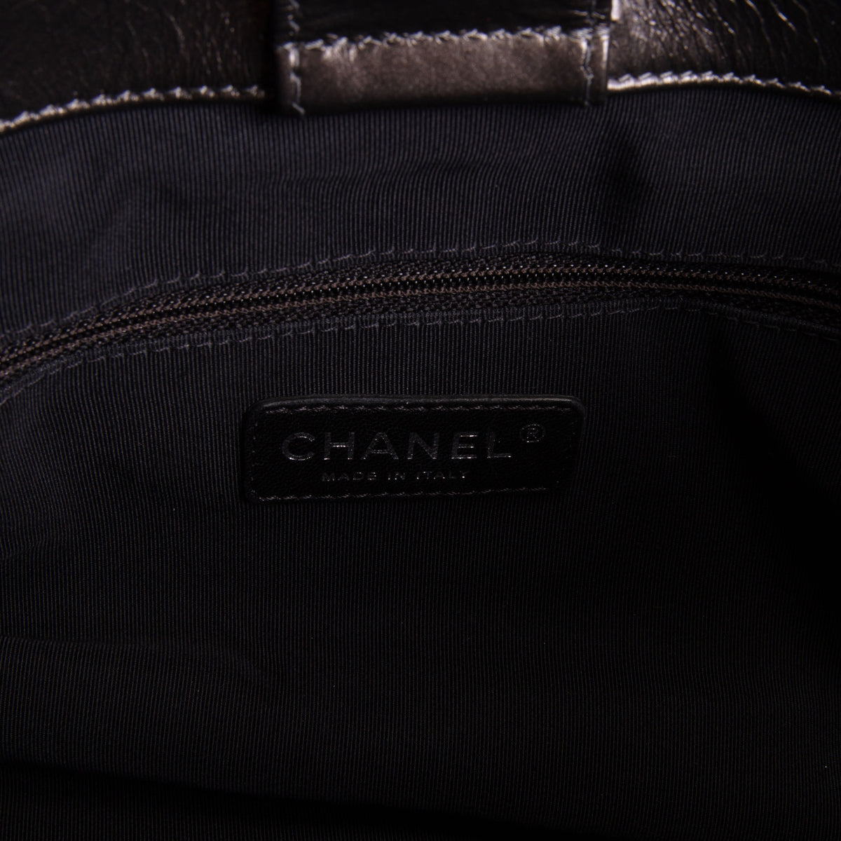 CHANEL Chain Me Tote - Dark Grey Quilted