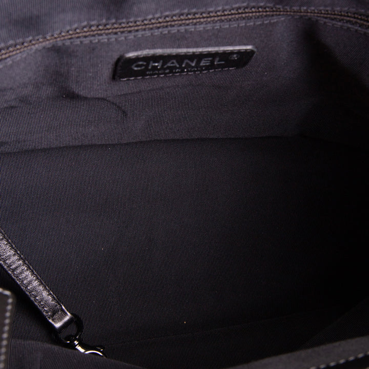 CHANEL Chain Me Tote - Dark Grey Quilted