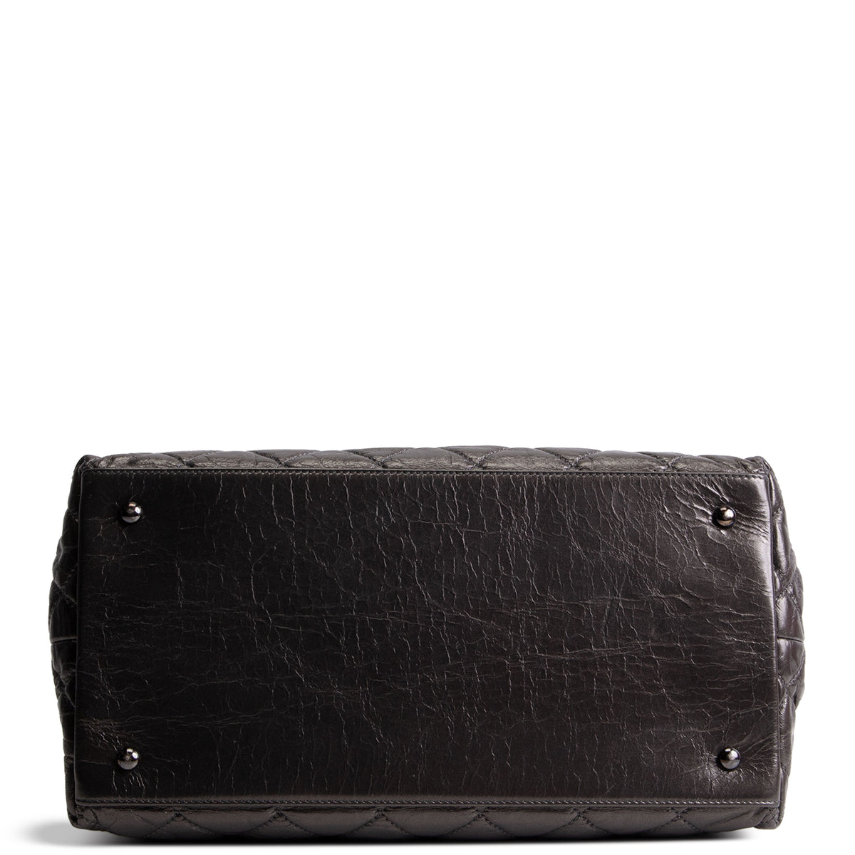 CHANEL Chain Me Tote - Dark Grey Quilted