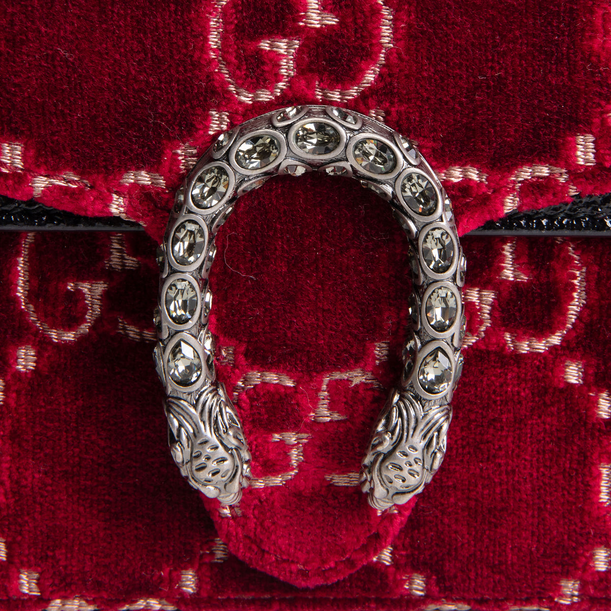 GUCCI Dionysus Bag GG Velvet Super Mini