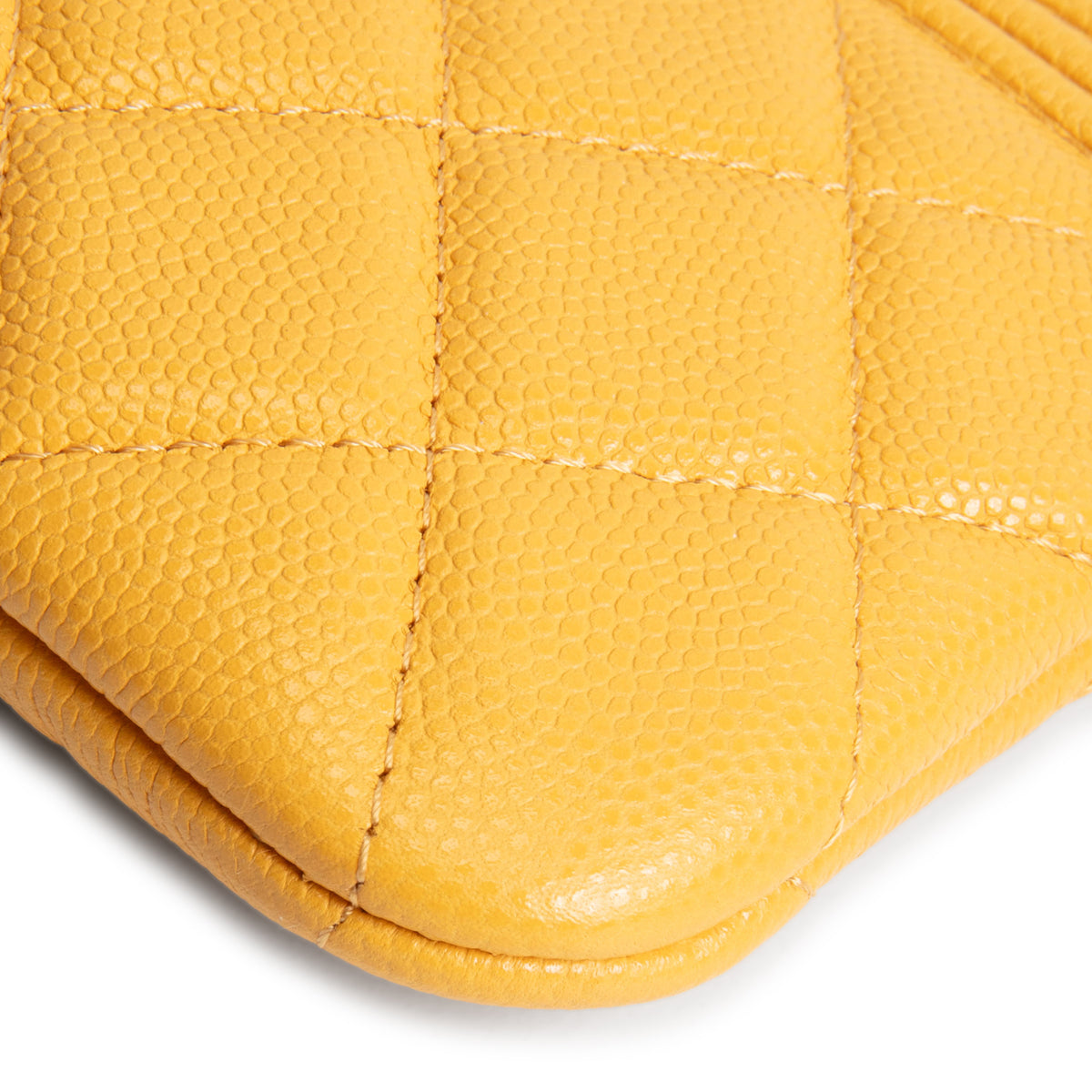 CHANEL Boy Slim O Pouch - Yellow