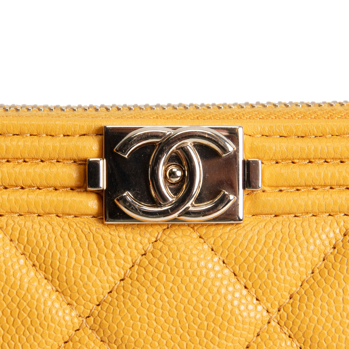 CHANEL Boy Slim O Pouch - Yellow