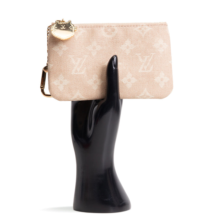 LOUIS VUITTON Grace Coddinton Key Pouch - Meowgram Limited Edition